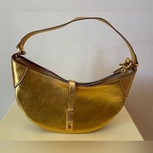 Polo Ralph Lauren Polo ID Metallic Mini Shoulder Bag